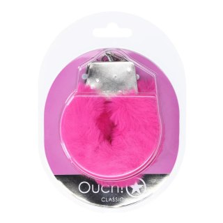 Classic Fluffy Handcuffs - Pink Ouch!