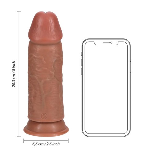 Extra Thick Straight without Balls 20,3 cm - Tan RealRock