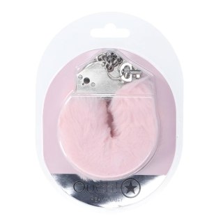 Heavy-duty Fluffy Handcuffs - Powder Pink Ouch!