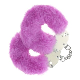 Heavy-duty Fluffy Handcuffs - Purple Ouch!