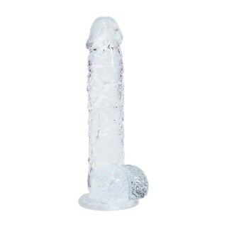Realistic Dildo with Balls - 5" / 12,7 cm - Transparent RealRock