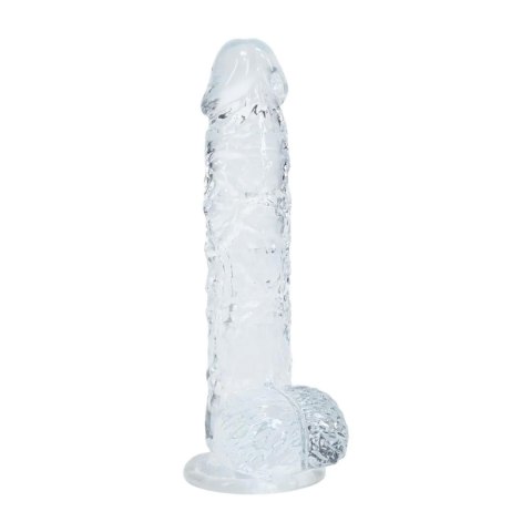 Realistic Dildo with Balls - 5" / 12,7 cm - Transparent RealRock
