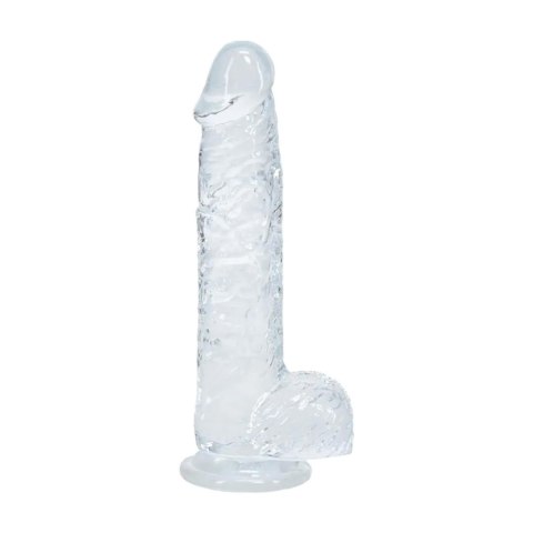 Realistic Dildo with Balls - 5" / 12,7 cm - Transparent RealRock