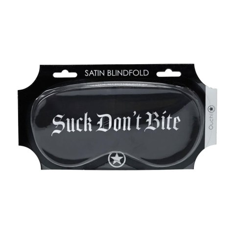 Suck Don't Bite - Printed Satin Ouch!