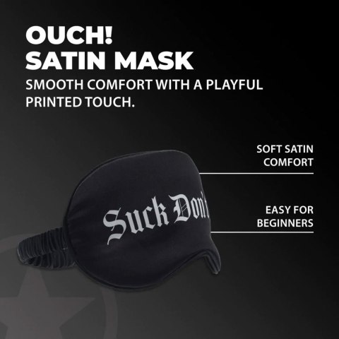 Suck Don't Bite - Printed Satin Ouch!