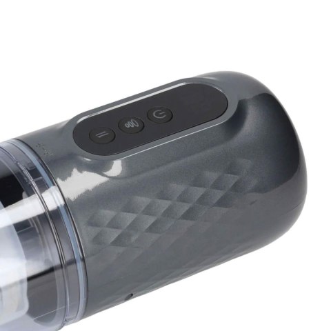 Vortex - Suction Rotation and Thrusting Masturbator Pump - Gun Metal Pumped