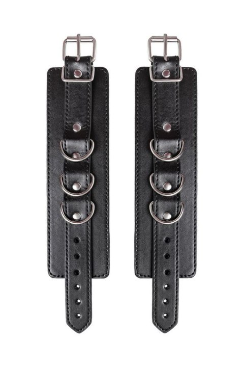 Anonymo handcuffs, PU leather, black Anonymo by TOYFA