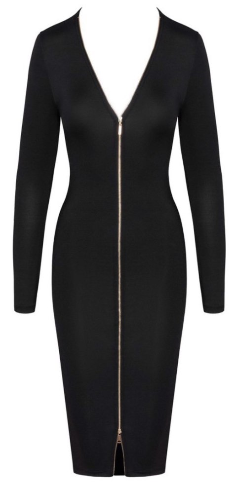 Dress Zip L Cottelli PARTY