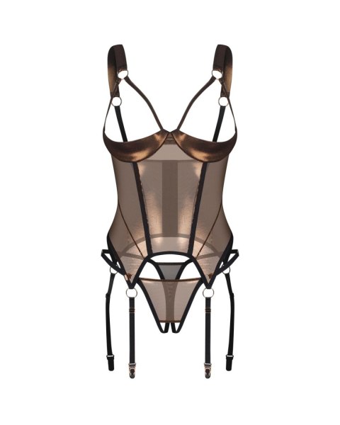 Soranna gorset i stringi otwarte 2XL/3XL Obsessive