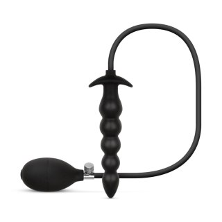 Anal Collection - Inflatable Anal Plug with Pump 20 cm - Black Easytoys