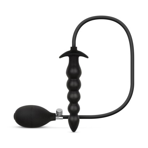 Anal Collection - Inflatable Anal Plug with Pump 20 cm - Black Easytoys