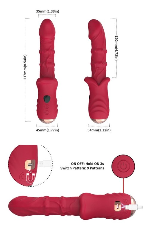 Dick Red 9 vibration function B - Series Joy