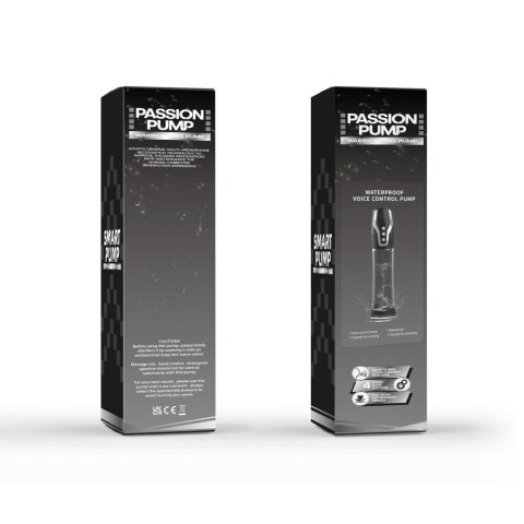 Pompka- PASSION PUMP, PREMIUM RECHARGEABLE AUTOMATIC WATERPROOF PUMP, Voice control B - Series Power