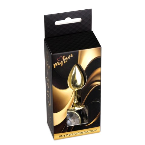 MyLove Toys - Jewellery Gold PLUG- Clear MyLove Toys