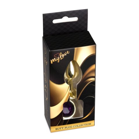 MyLove Toys - Jewellery Gold PLUG- Purple MyLove Toys