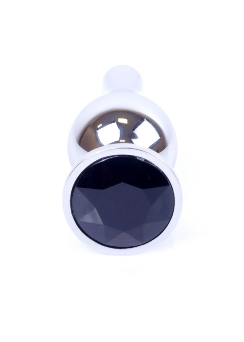 MyLove Toys - Jewellery Silver BUTT PLUG- Black MyLove Toys