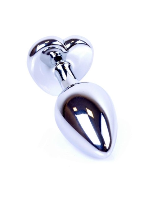 MyLove Toys - Jewellery Silver Heart PLUG- Pink MyLove Toys