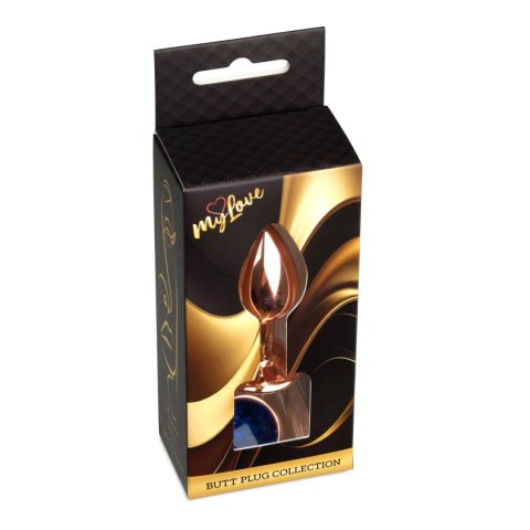 MyLove Toys - Jewellery Red Gold PLUG- Dark Blue MyLove Toys