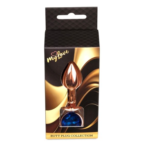 MyLove Toys - Jewellery Red Gold PLUG- Dark Blue MyLove Toys