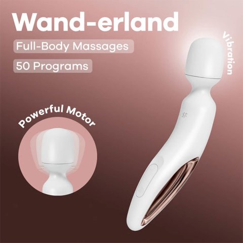 Wand-erland (White/Rosegold) Satisfyer