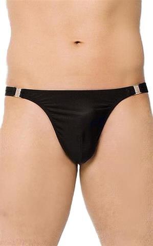 Thong 4432 - black L SoftLine Collection