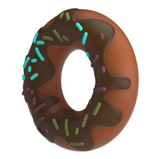 Pretty Love Choco Super Donut Silicone Cock Ring Pretty Love