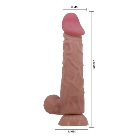 BAILE - Sliding Skin 9,4'' Suction base Bendable TPR BAILE