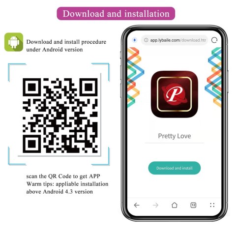 PRETTY LOVE - Klay, 10 vibration functions 10 thrusting settings Mobile APP remote control Pretty Love