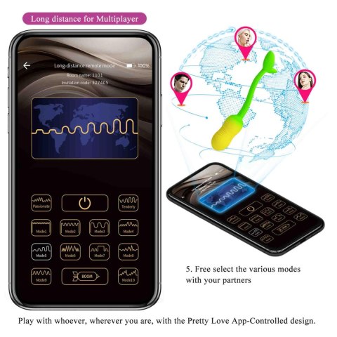 Pretty Love Poulsen App-Controlled Egg Vibrator 02 Pretty Love