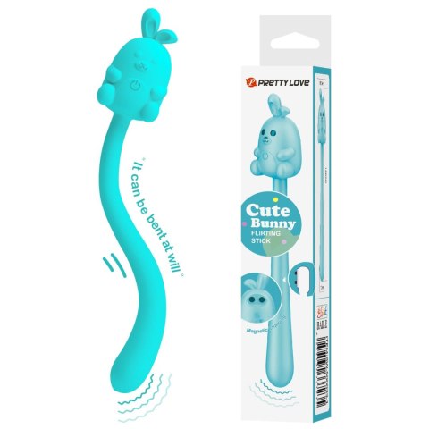 CUTE BUNNY, Flirting Stick, 7 vibration functions, Magnetic USB charging Pretty Love