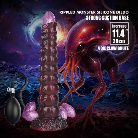 Power Monsters Voidclaw Brute - 29 cm Rippled Monster Silicone Dildo Power