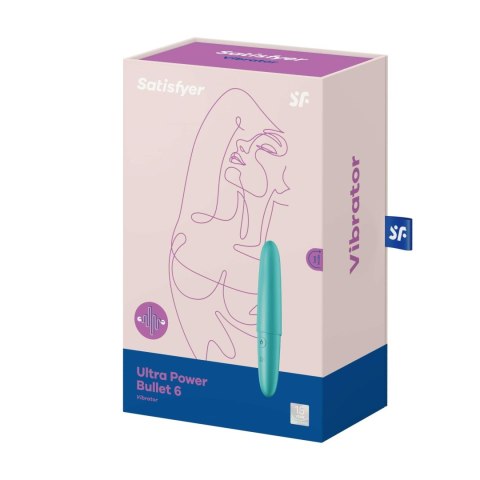 Stymulator-Ultra Power Bullet 6 (Turquoise) Satisfyer