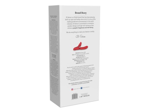 Wibrator silikonowy Fox 7 trybów lizanie pchnięcie podgrzewanie 24cm USB B - Series Fox