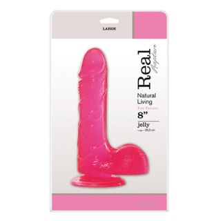 Dildo-JELLY DILDO REAL RAPTURE PINK 8" MSX Distribution S.r.l.