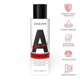 Anal Lubricant A Is for Strawberry 120 ml MSX Distribution S.r.l.