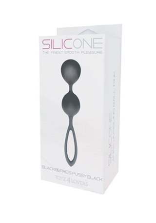 Kulki-PALLINE BLACKBERRIES PUSSY SILICONE BLACK MSX Distribution S.r.l.