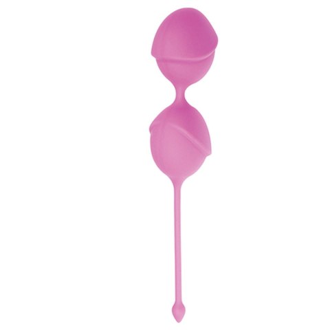 Kulki-PALLINE DELIGHT PUSSY LICHEE SILICONE PINK MSX Distribution S.r.l.