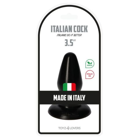 Plug-Italian Cock 3,5""Black MSX Distribution S.r.l.