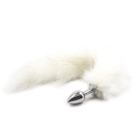 Plug anale con coda Long Fox Tail bianca MSX Distribution S.r.l.