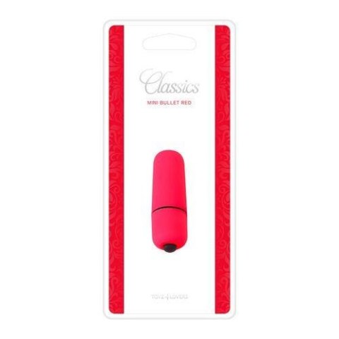 Wibrator-MINI VIBRATORE BULLET CLASSICS RED MSX Distribution S.r.l.