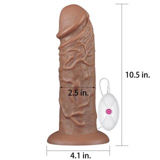 10.5'' Realistic Chubby Vibrating Dildo LoveToy - Boys of Toys Sp. z o.o. (dystrybutor)