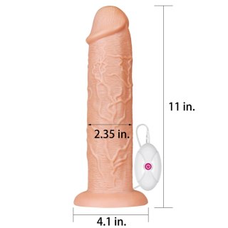 11'' Realistic Long Vibrating Dildo LoveToy - Boys of Toys Sp. z o.o. (dystrybutor)