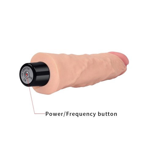 8"" REAL SOFTEE Vibrating Dildo LoveToy - Boys of Toys Sp. z o.o. (dystrybutor)