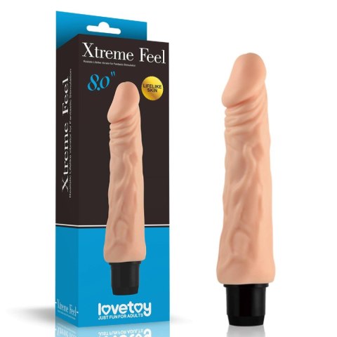 8'' Xtreme Feel Cyberskin Vibrator LoveToy - Boys of Toys Sp. z o.o. (dystrybutor)