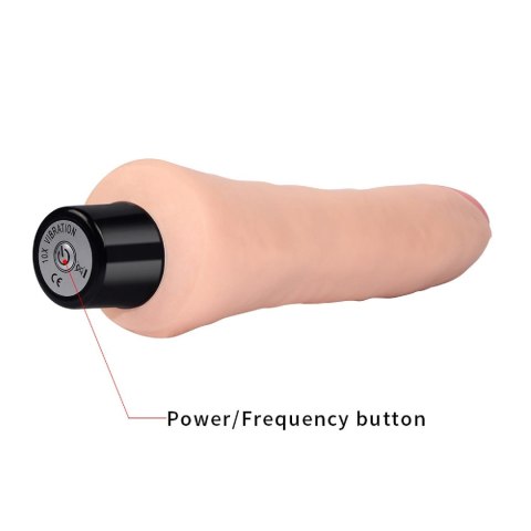 9"" REAL SOFTEE Vibrating Dildo LoveToy - Boys of Toys Sp. z o.o. (dystrybutor)