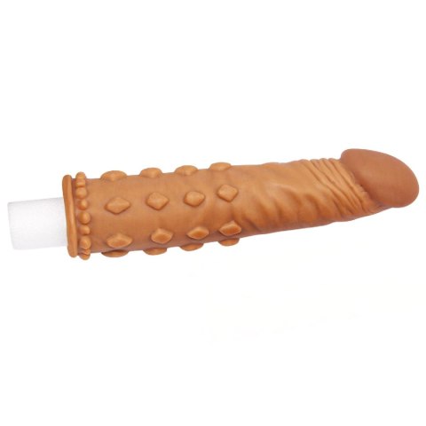 Add 2"" Pleasure X Tender Penis Sleeve Brown LoveToy - Boys of Toys Sp. z o.o. (dystrybutor)