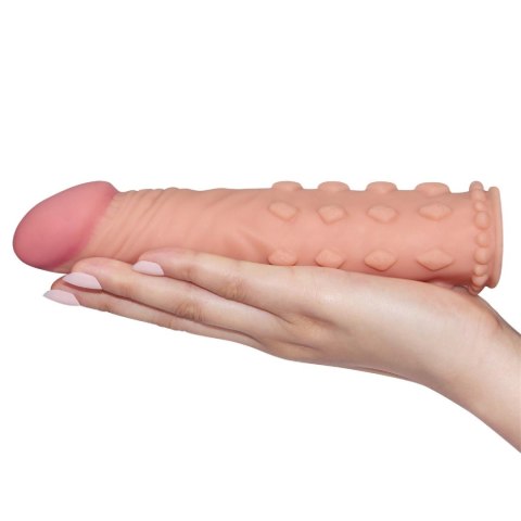 Add 2"" Pleasure X Tender Penis Sleeve Flesh LoveToy - Boys of Toys Sp. z o.o. (dystrybutor)
