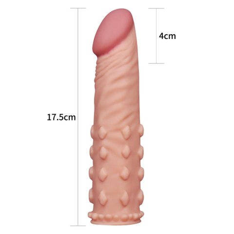 Add 2"" Pleasure X Tender Penis Sleeve Flesh LoveToy - Boys of Toys Sp. z o.o. (dystrybutor)