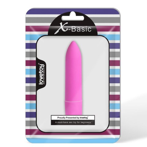 X-Basic Bullet Long 10 speeds Black LoveToy - Boys of Toys Sp. z o.o. (dystrybutor)