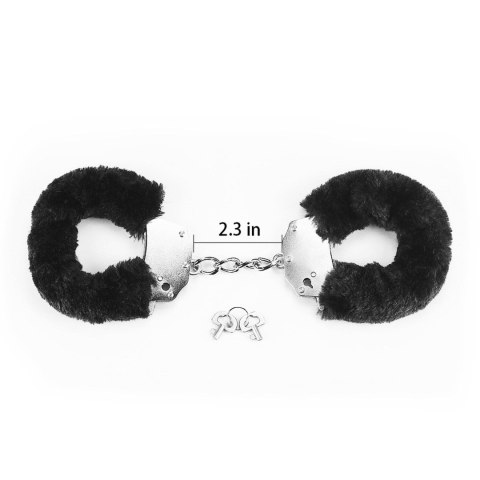 Fetish Pleasure Fluffy Handcuffs Black LoveToy - Boys of Toys Sp. z o.o. (dystrybutor)